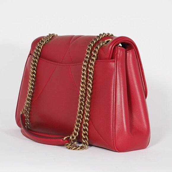 Dolce & Gabbana Red Quilted Nappa Leather Large Devotion Bag - Picture 10 of 16